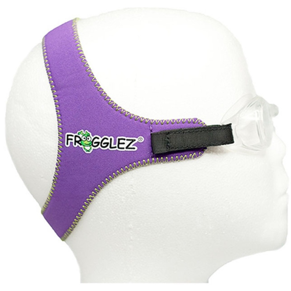 NWOT Frogglez Kids swim googles strap - Purple